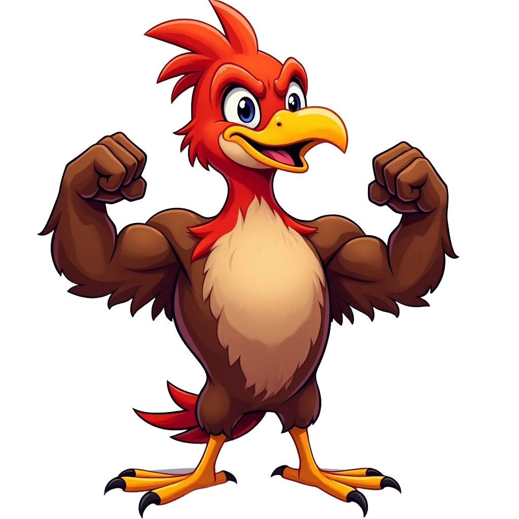 Mighty Rooster Mascot